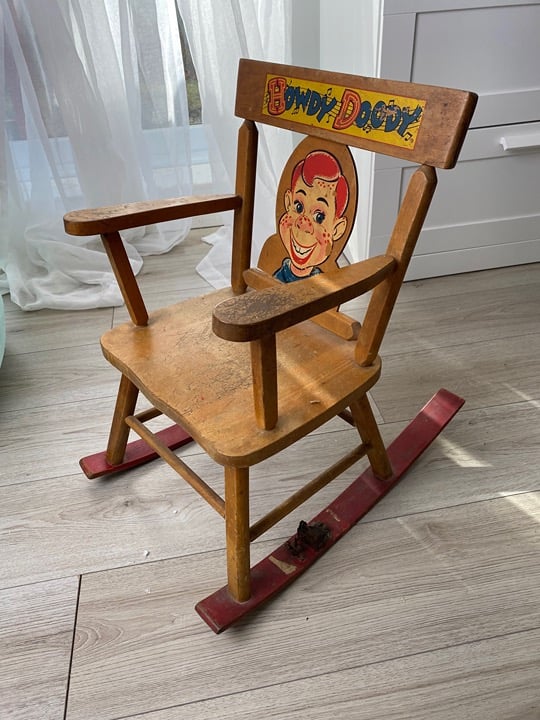 Vintage child’s rocking chair