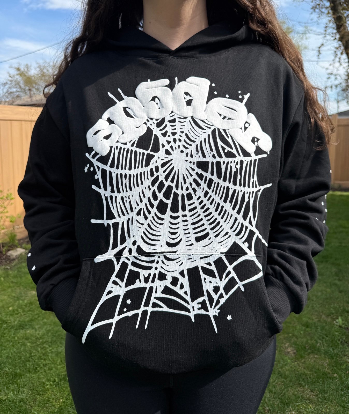 Sp5der hoodie (Og Web black)