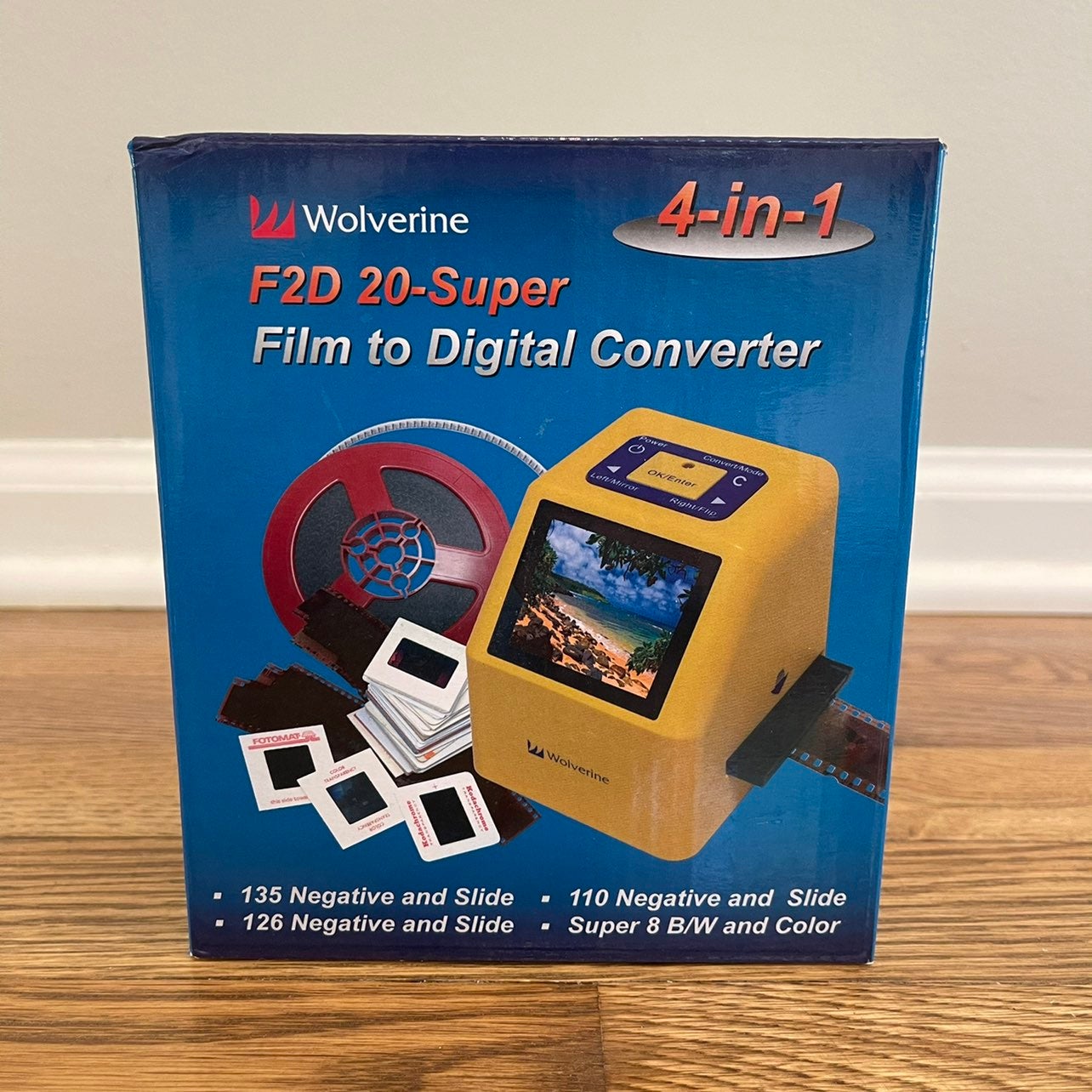 Wolverine F2D 20-Super 35mm Film to Digital Converter Windows Mac NEW IOB