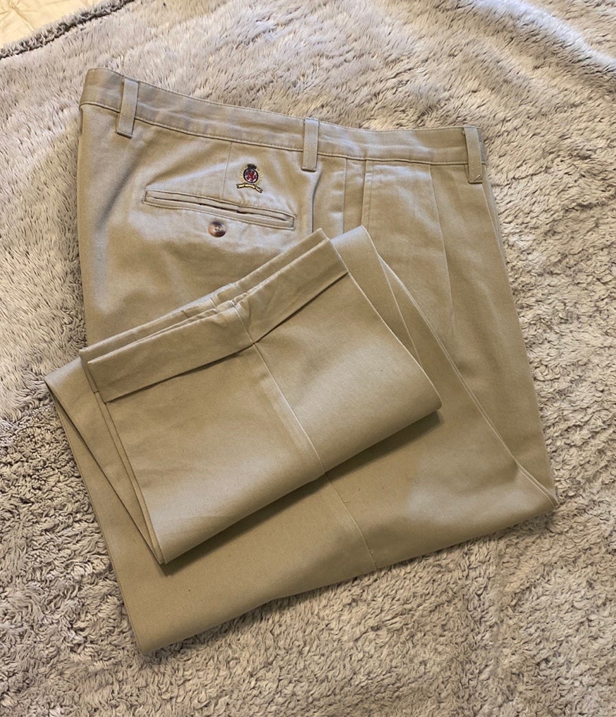Tommy Hilfiger Mens Khaki Slacks
