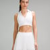 Lululemon Collared Tennis Longline Bra size 8 White WHT