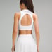 Lululemon Collared Tennis Longline Bra size 8 White WHT
