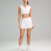 Lululemon Collared Tennis Longline Bra size 8 White WHT
