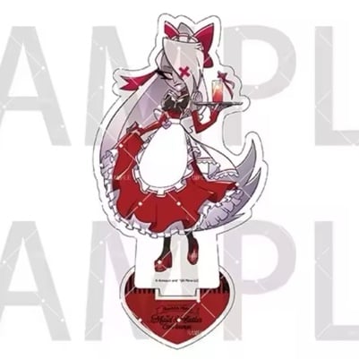 Hazbin Hotel Helluva Boss Vaggie maid cafe anime acrylic figure standee