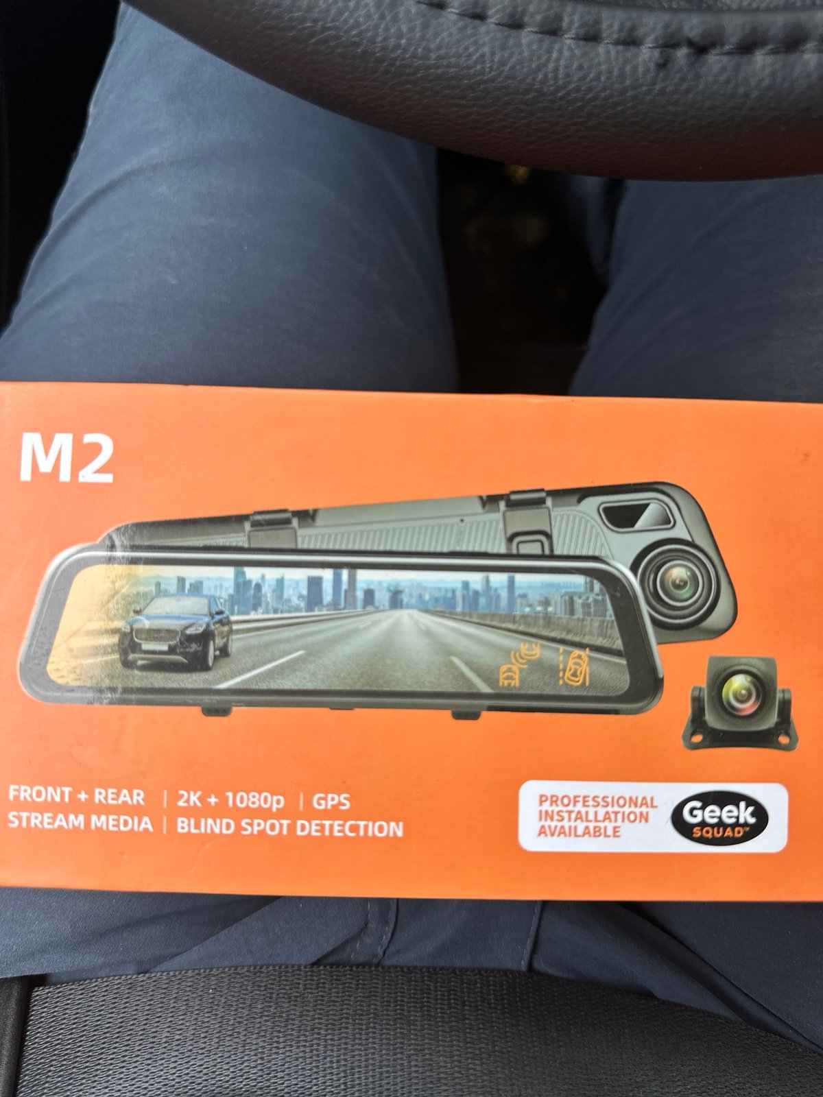 Front and rear view camera with stream media