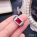 Men's Ruby Ring, Ruby Ring's For Men Sterling Silver, Natural Ruby Ring 6x8mm