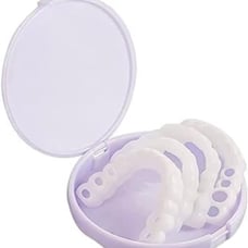 2 PCS Dentures Teeth for Women and Men,Veneers for Temporary Teeth Restoration,