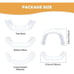 2 PCS Dentures Teeth for Women and Men,Veneers for Temporary Teeth Restoration,