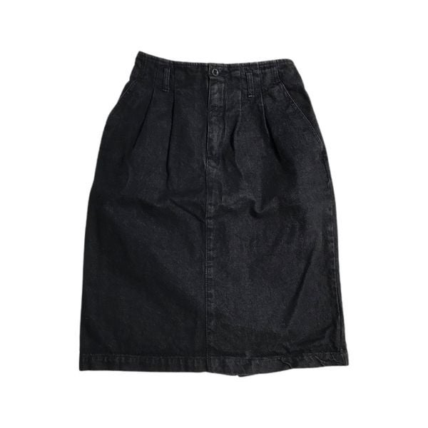 Vintage LizSport Petites Midi Jean Skirt
