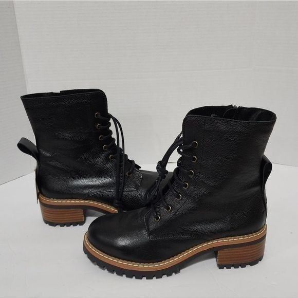 Bertuchi Italian leather butter soft combat boots size 40 US 9 9.5 new!!!