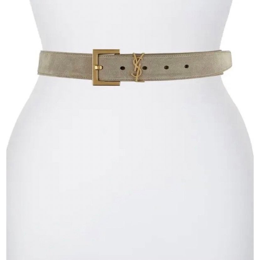 YSL Monogram square belt