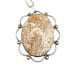 Beautiful AGATE STERLING PENDANT Necklace Box Chain 16