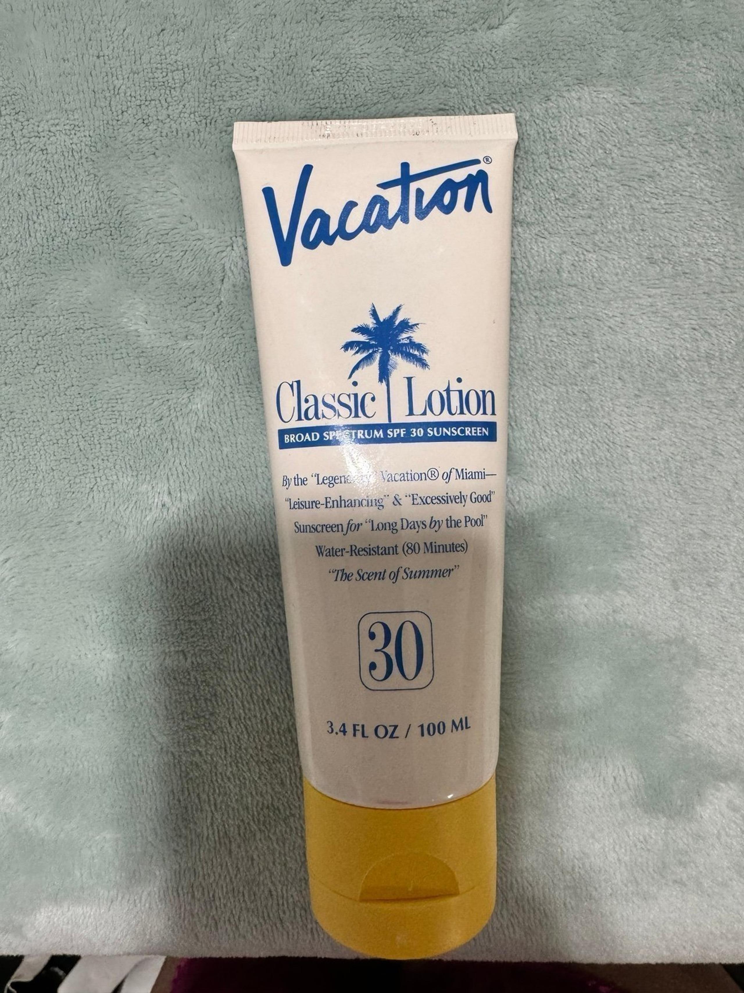 NEW Vacation SPF Lotion