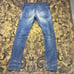 John Elliott Mens Size 31 Jeans Button Fly Denim Made In Japan Distressed Light