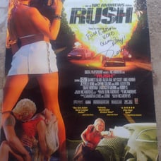 Digital Playground Movie Poster • RUSH • Autographed by DEVON • Adult Film Star