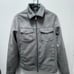 Gray faux suede jacket