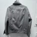 Gray faux suede jacket