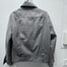 Gray faux suede jacket