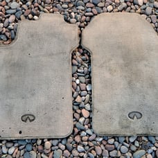 RARE OEM Vintage 96 97 98 99 Infiniti I30 Tan Beige Front Floor Mats JDM USDM