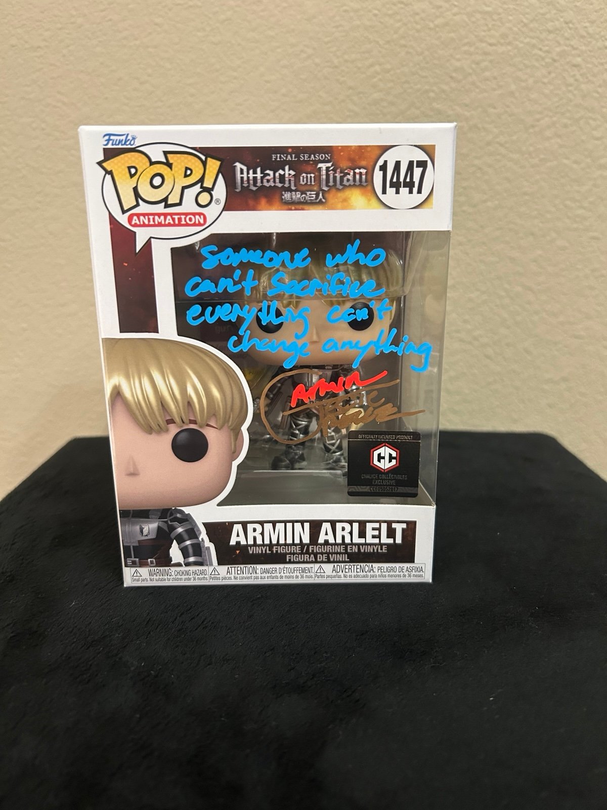 Signed Armin Arlelt Funko Pop 1447