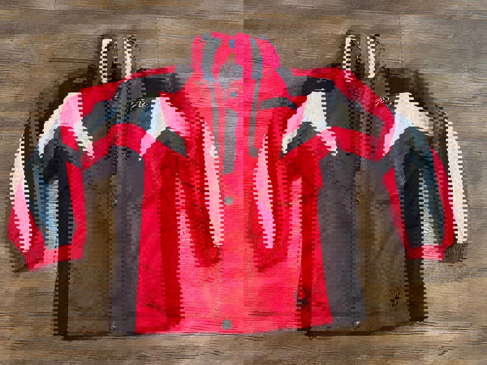 Spyder Boys XT 5000 Ski Snowboard Red/Black Jacket Sz XL