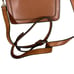 Brown Faux Leather Square Camera Messenger Crossbody Bag Women