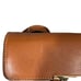 Brown Faux Leather Square Camera Messenger Crossbody Bag Women