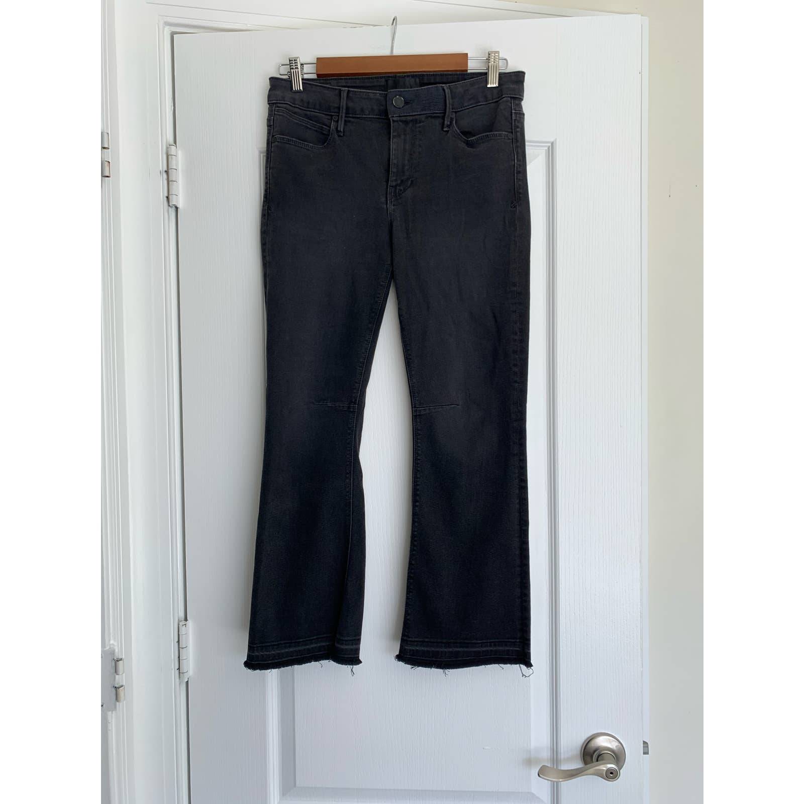 RtA Kiki Kick Flare Cropped Jeans 28
