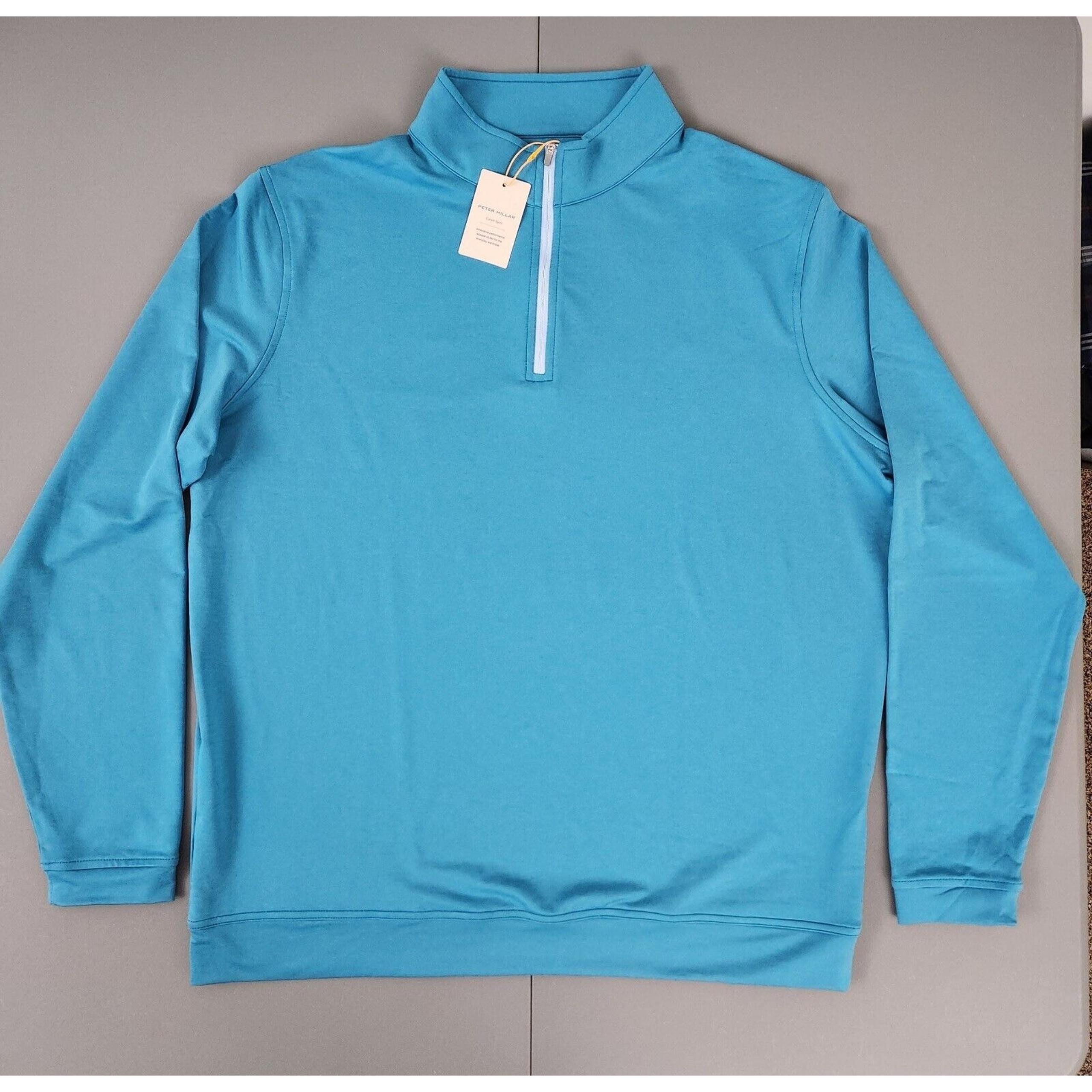 Peter Millar Crown Sport Performance 1/4 Zip Pullover Golf Sweater Men's XL New