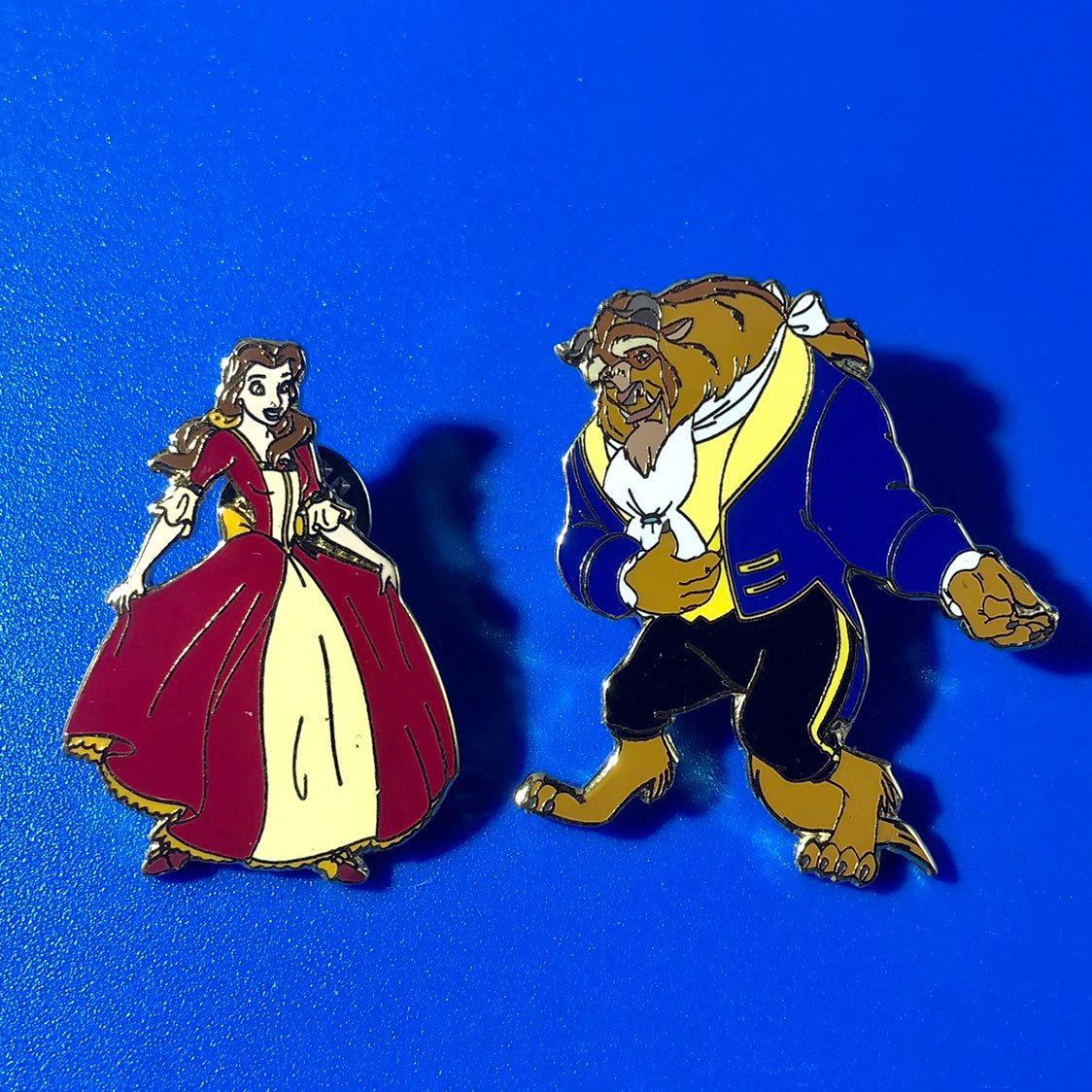 2-Pin Set Beauty Belle & Beast Disney