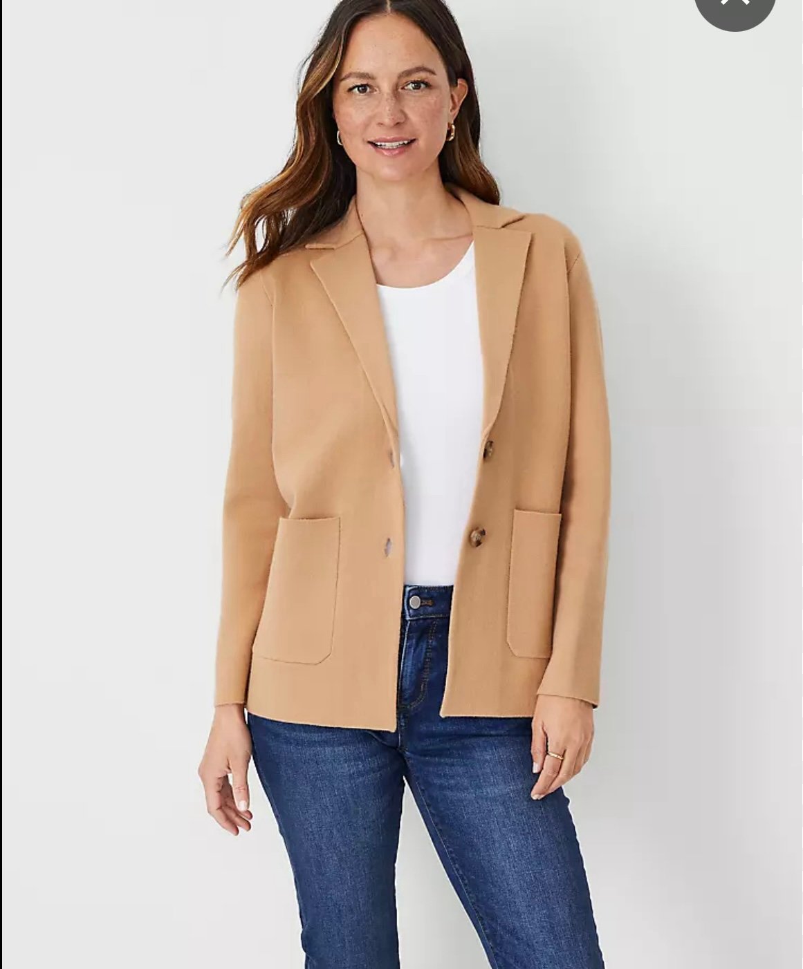 Ann Taylor Sweater Blazer