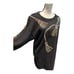 Victoria Harbour Embellished Black Sweater. Size Medium