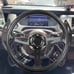 NEW JDM UNIVERSAL 350MM CARBON FIBER Acrylic Deep Dish 6 Holes Steering Wheel