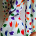 Yves Saint Laurent Patterned Shirt Jacket Fall-Winter 1982-1983. Size XXS