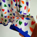 Yves Saint Laurent Patterned Shirt Jacket Fall-Winter 1982-1983. Size XXS