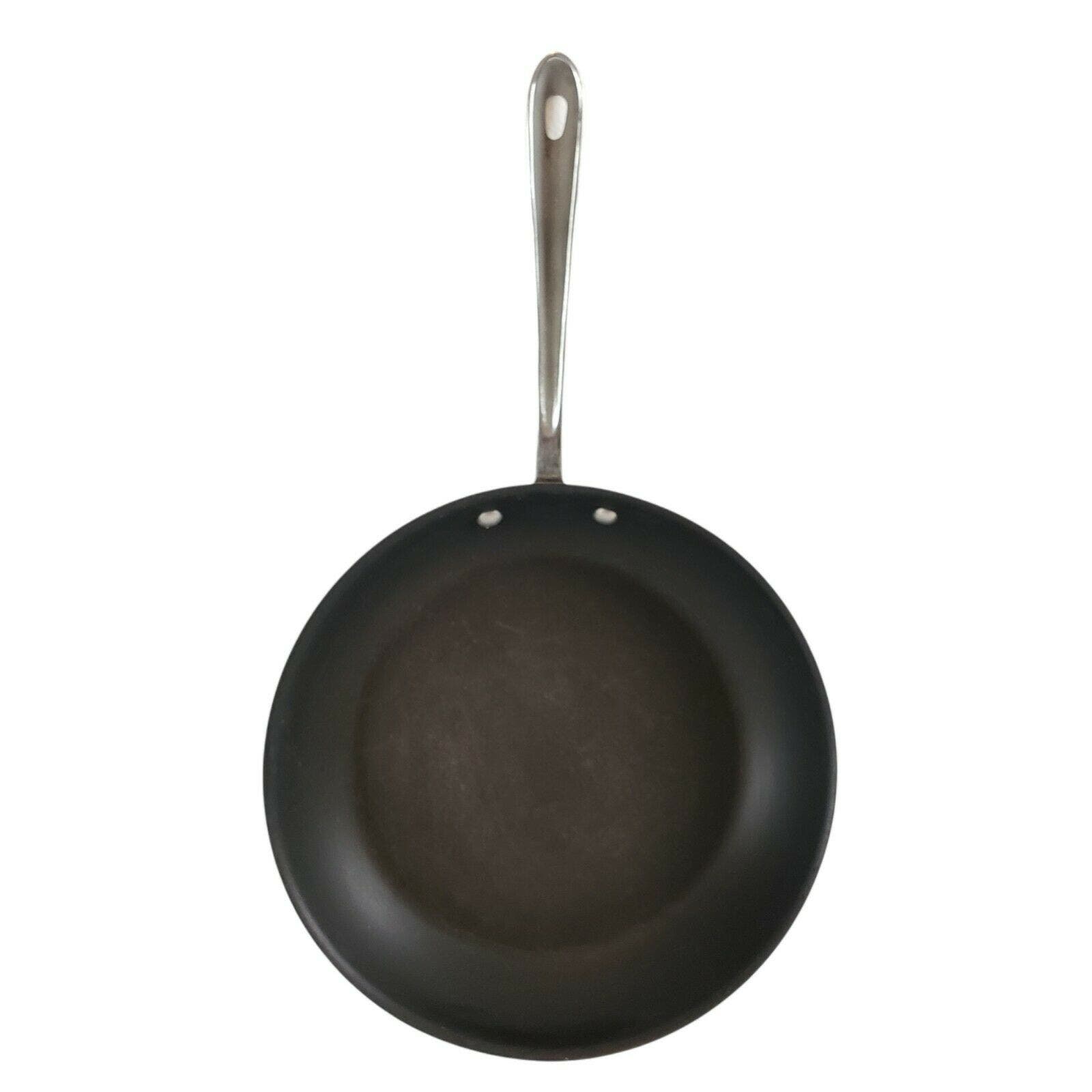All-Clad LTD Anodized 12 Skillet Saute Frying Pan Long Handle Well Seasoned
