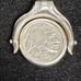 Sterling Silver 1936 Buffalo Nickle Spinning Turning Coin Pendant