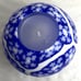 Vintage Stone Candles CA USA Large Round Stain Glass Design Hand Made NEW