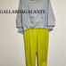 【GALLARDAGALANTE】 Jumpsuit Gray x Yellow