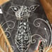 August and Leo jeweled deer head with lights, new in box, remote, hsn