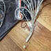 August and Leo jeweled deer head with lights, new in box, remote, hsn