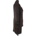 St. John Collection Brown Santana Knit Black Suede 2 Piece Skirt Jacket Set 6