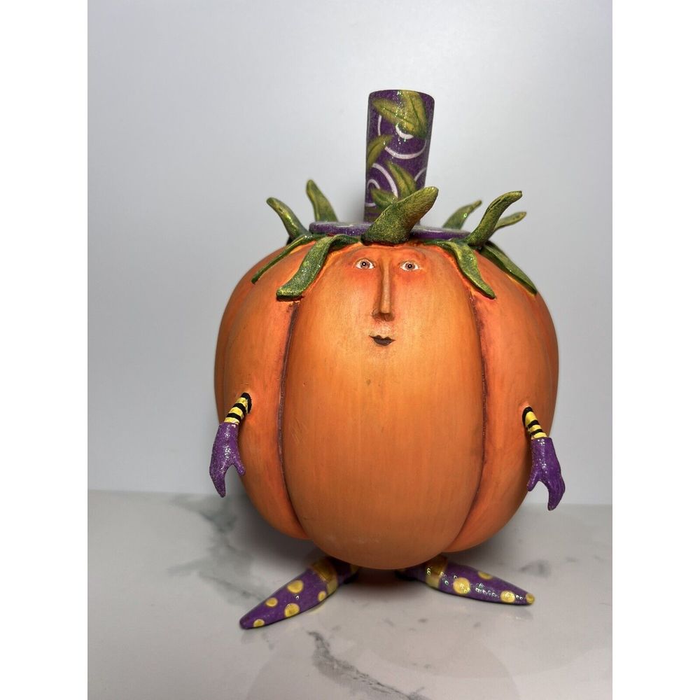 VTG Patience Brewster Gourdon Pumpkin Retired Halloween