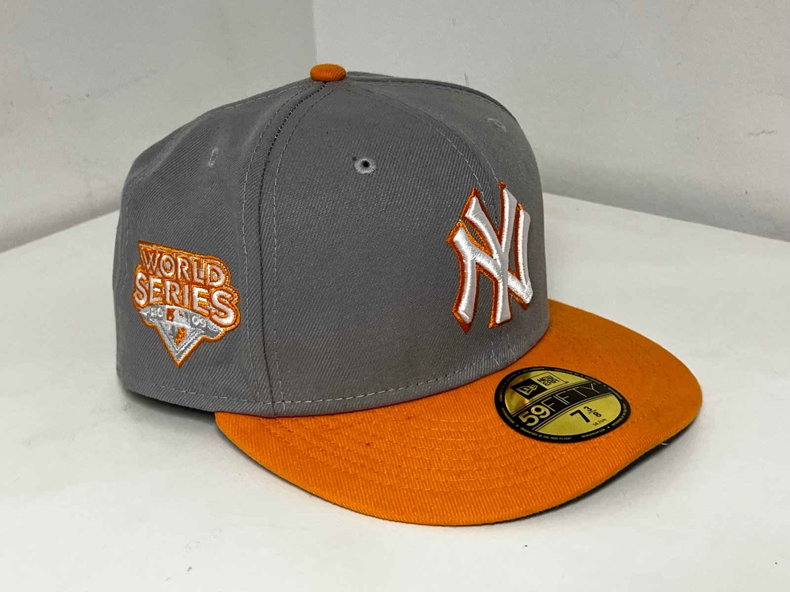 Men's New York Yankees New Era Gray/Orange 2009 World Series Cooperstown Hat Col