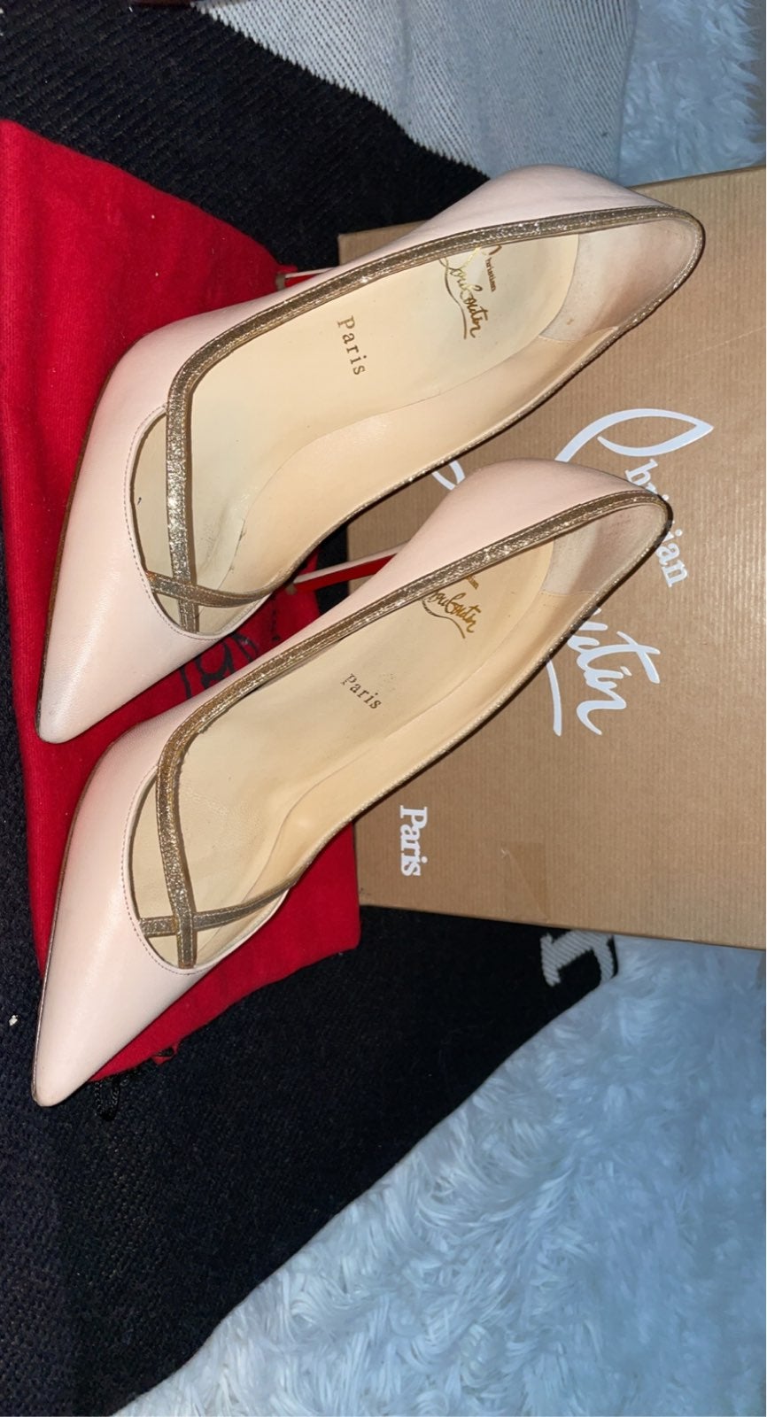 Authentic Christian Louboutin Pink Pumps