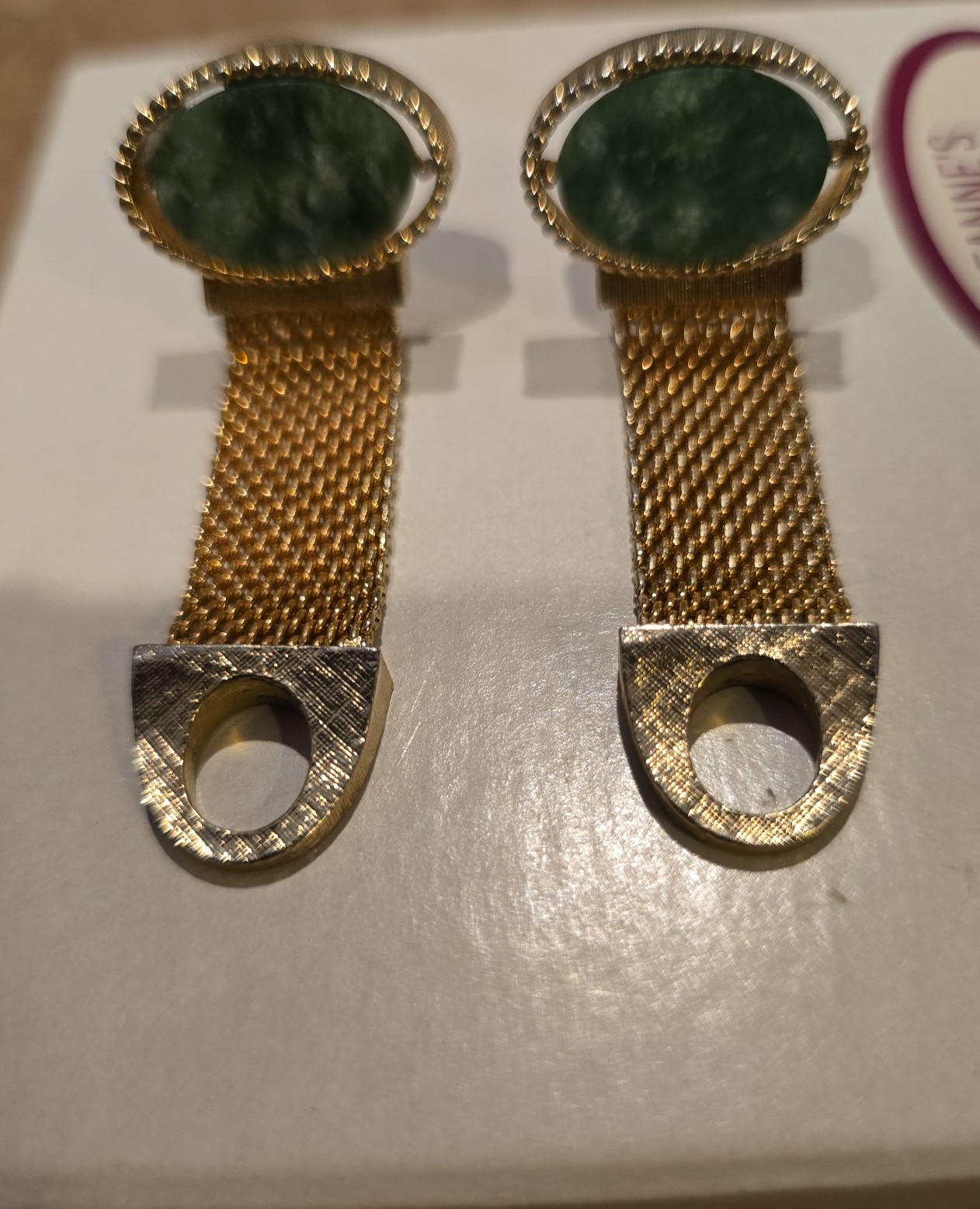 Ron Kray Green Cufflinks
