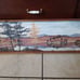 Painting vintage 8 by 41 door toper