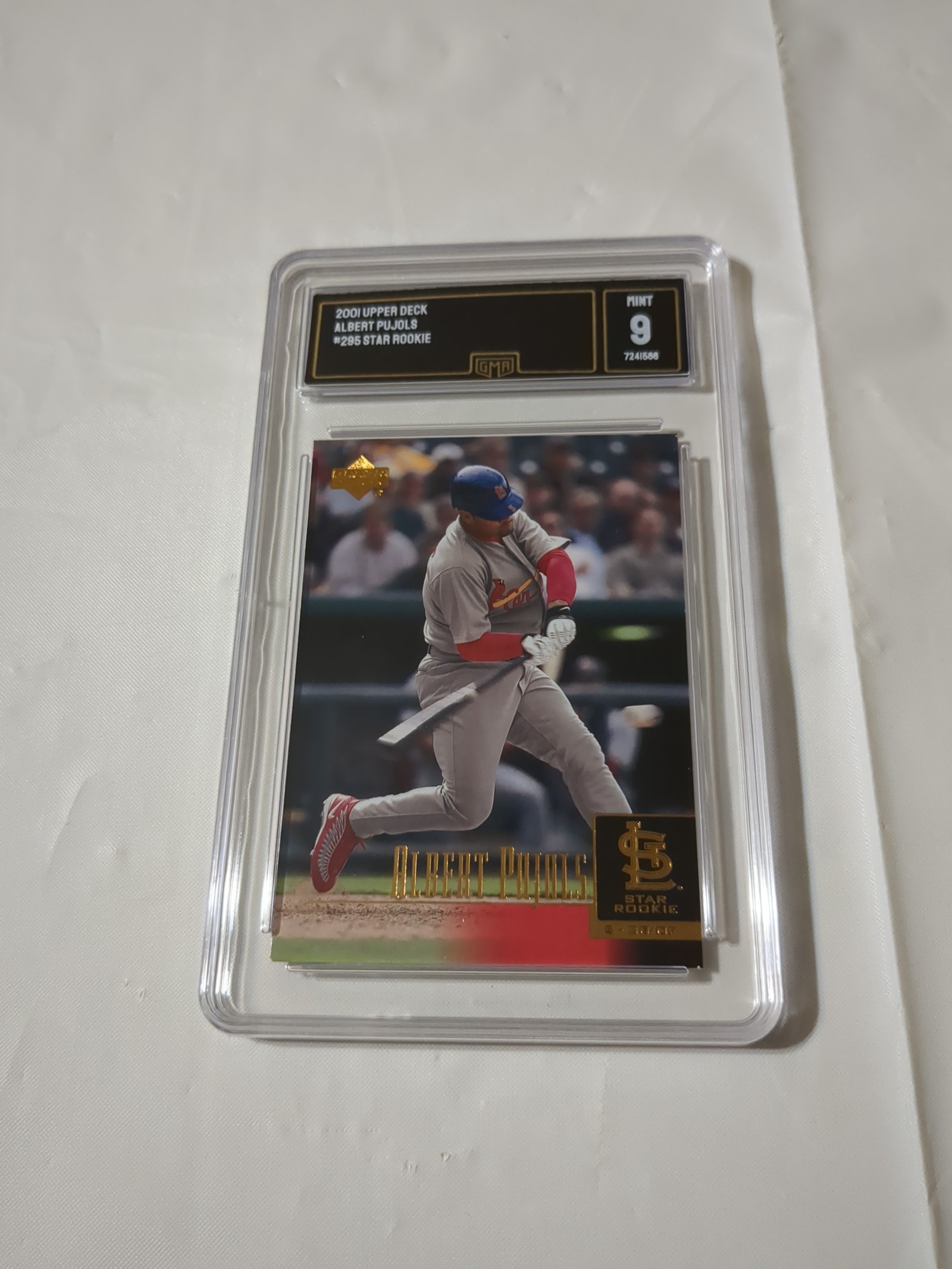 2001 Upper Deck Albert Pujols Star Rookie Grade 9