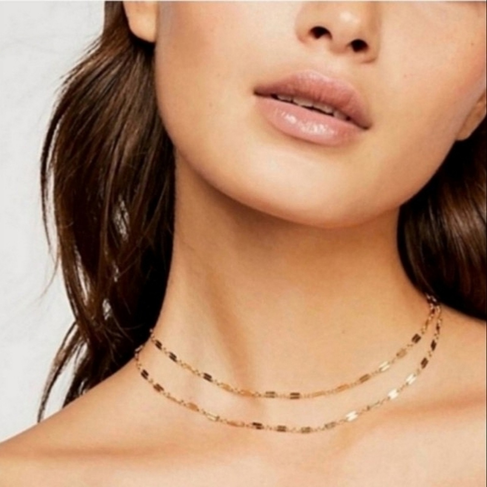 Free People Layered Twinkling Star Necklace
