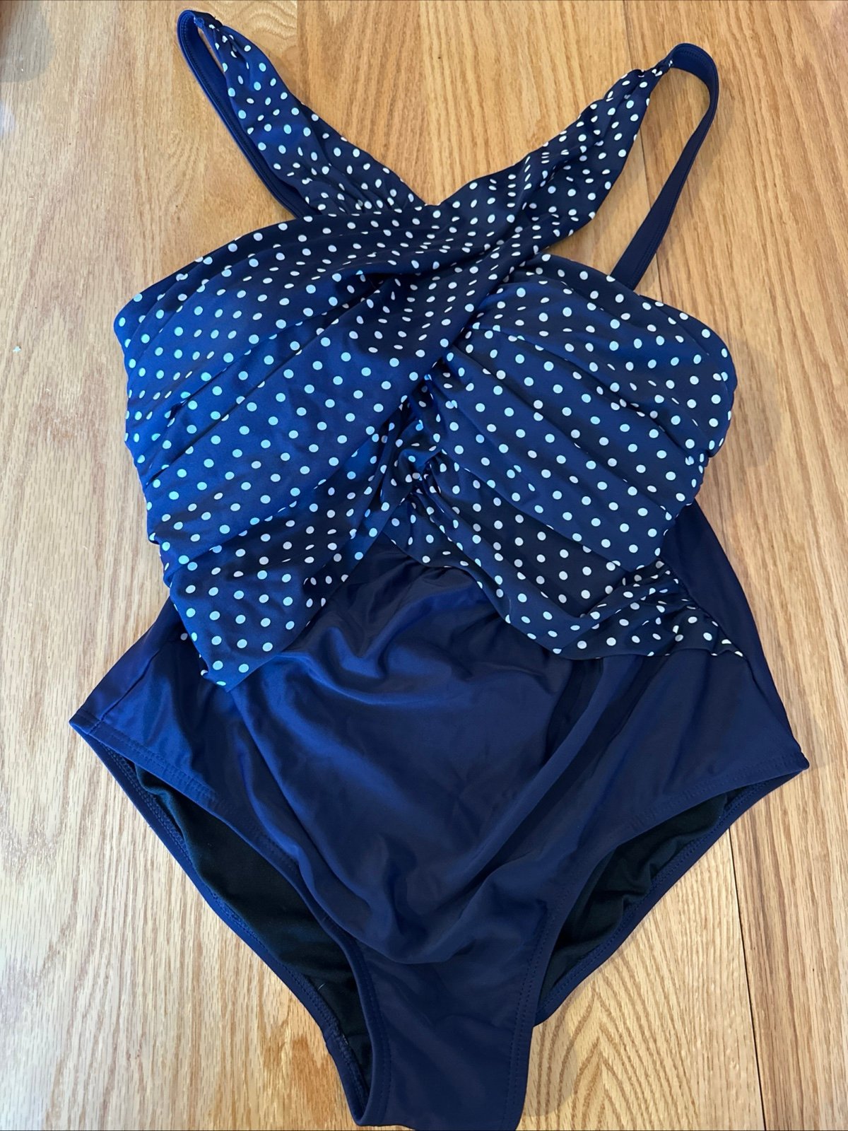 Swimsuits for All Womens Plus 18 Nautical Slimming Swimming Beach Resort Blue